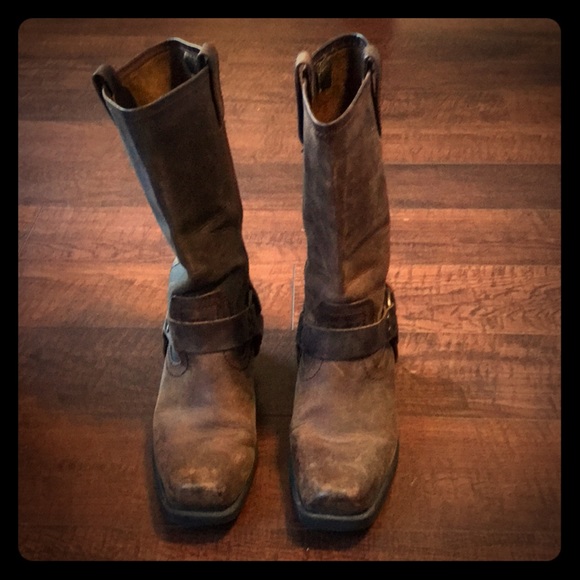 Leather motorcycle boots - Picture 2 of 4